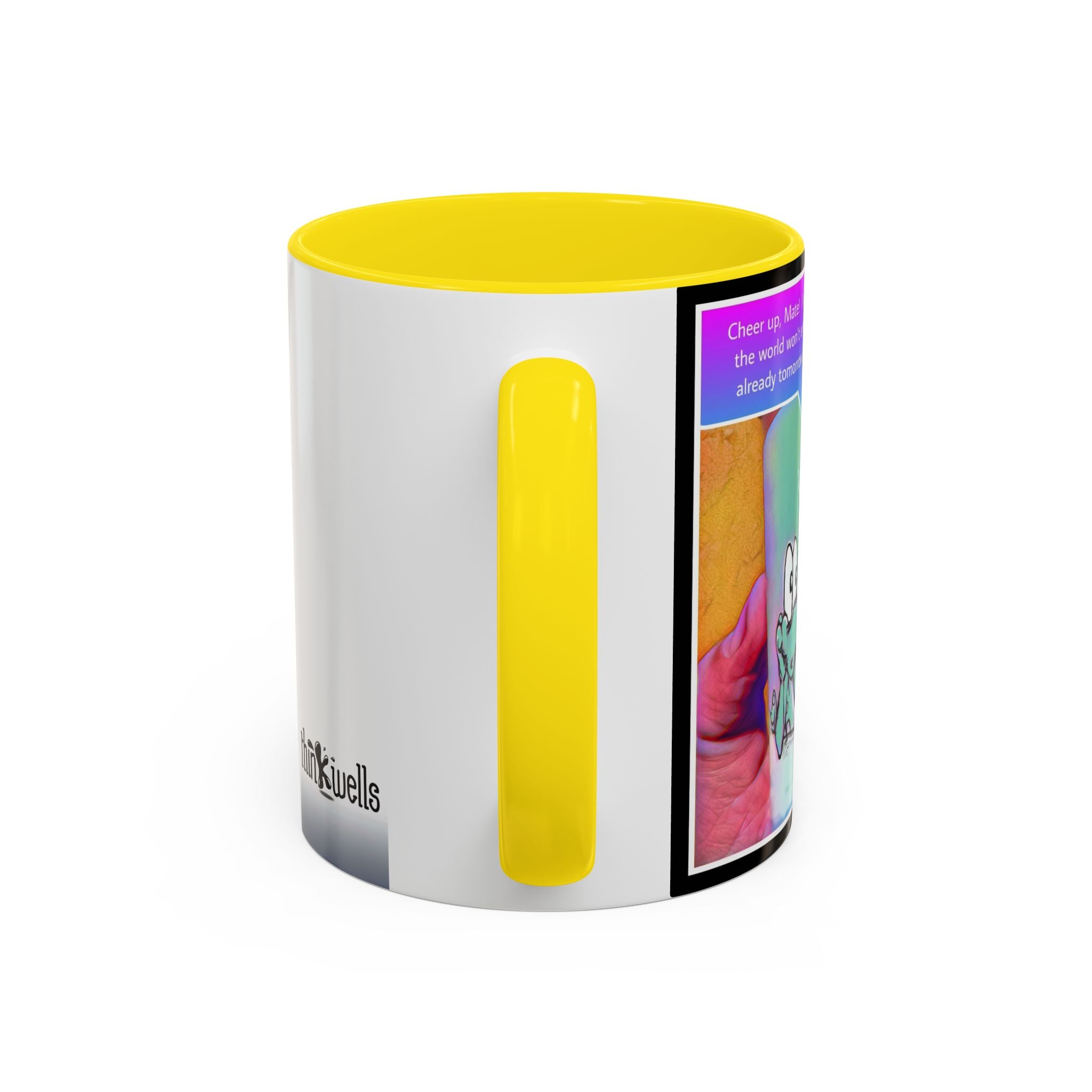 Tomorrow in Aus Dino Accent Ceramic Mug (11/15oz)