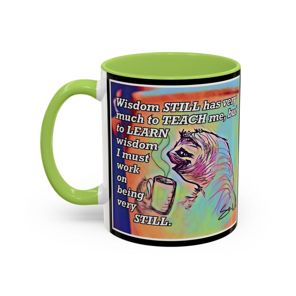 Sloth Still Accent Ceramic Mug (11/15oz)