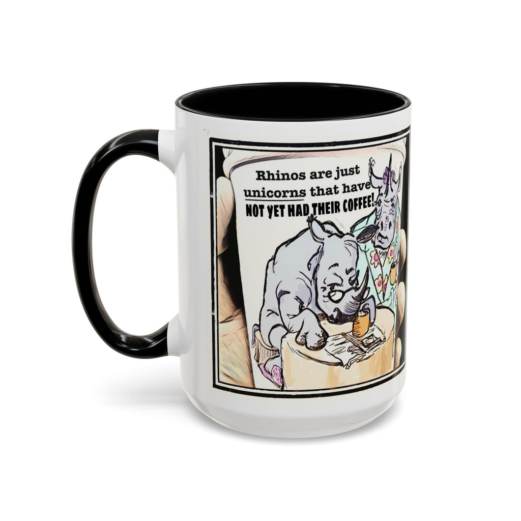 Rhino Coffee Accent Ceramic Mug (11/15oz)