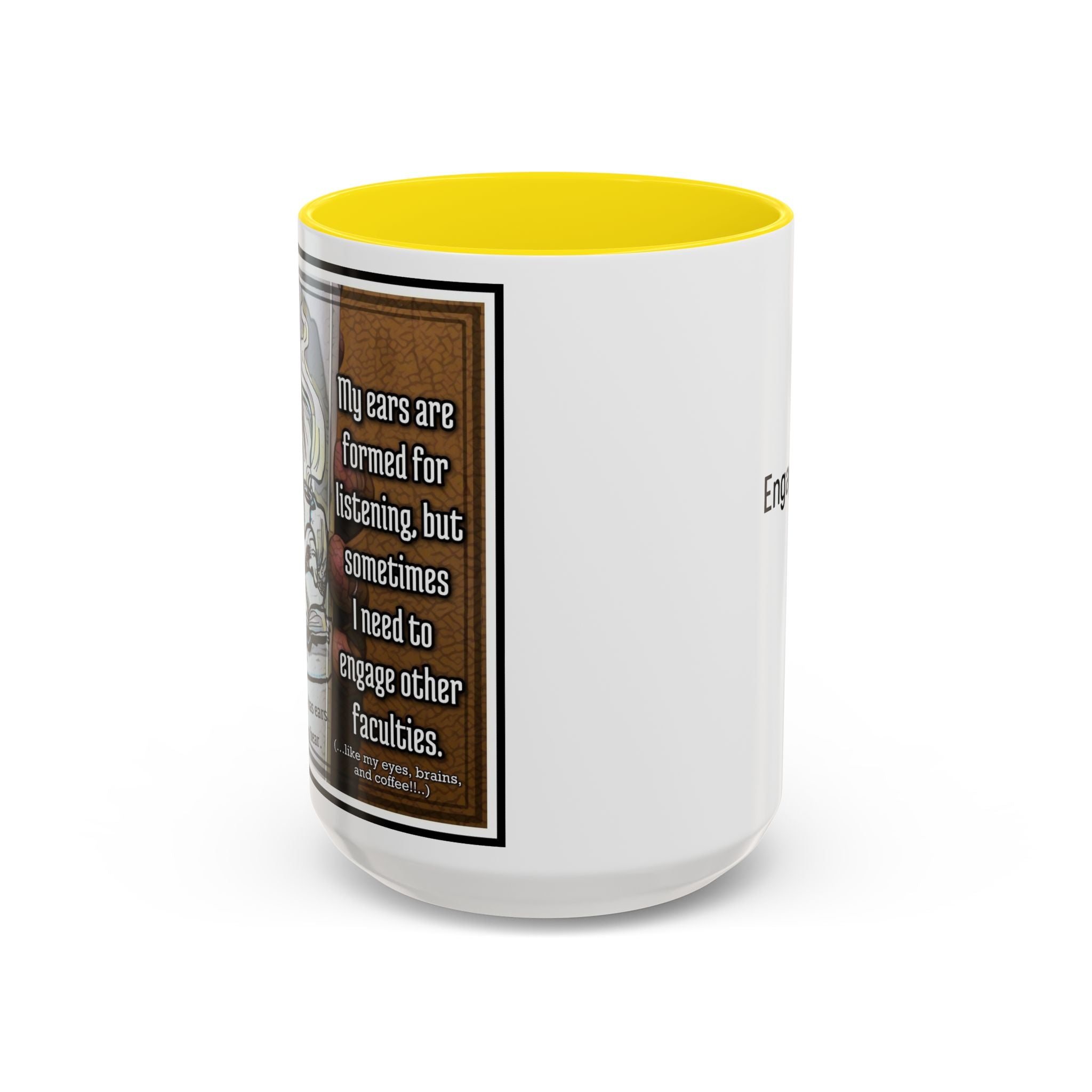 Elephant Engage Accent Ceramic Mug (11/15oz)