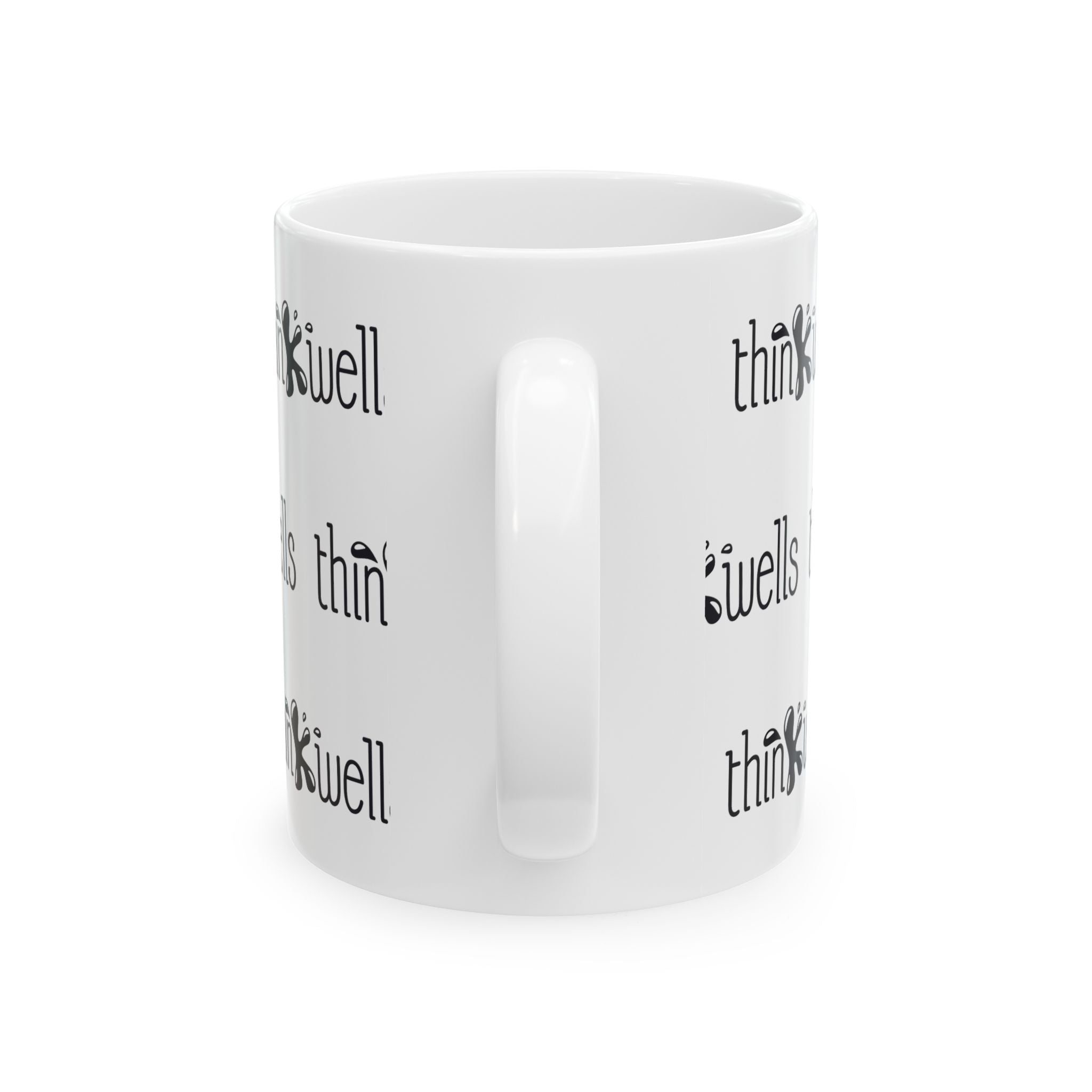Thinkwells Brand Pattern Ceramic Mug, (11oz, 15oz)