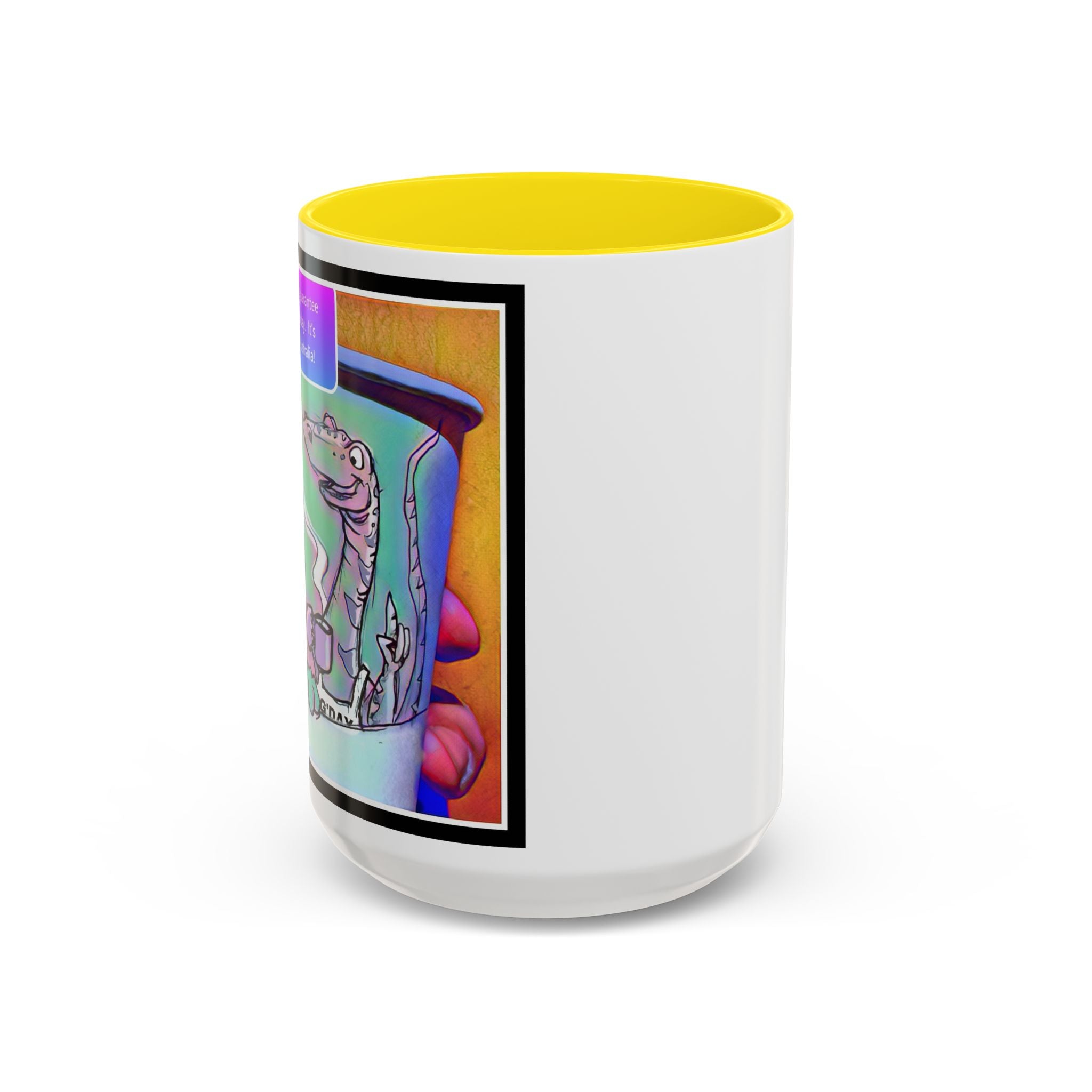 Tomorrow in Aus Dino Accent Ceramic Mug (11/15oz)