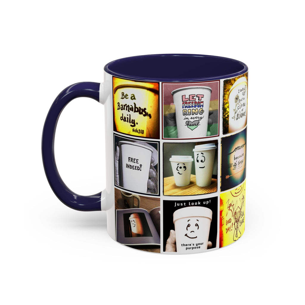 Be a Barnabus Collage Accent Ceramic Mug (11/15oz)