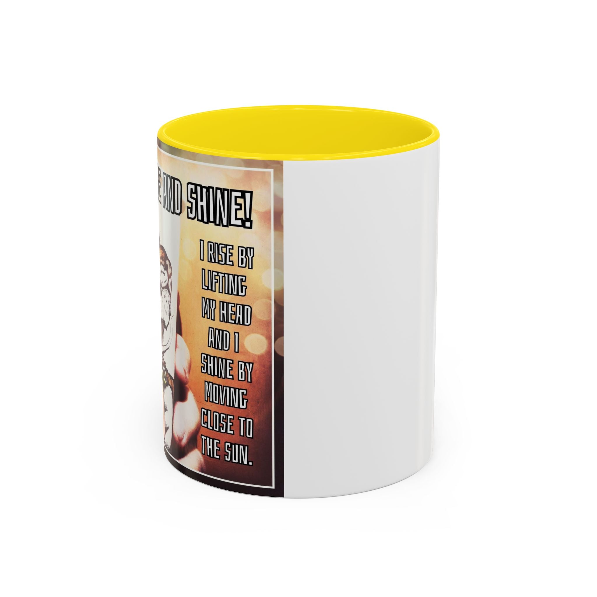 Rise n Shine Tiger Accent Ceramic Mug (11/15oz)