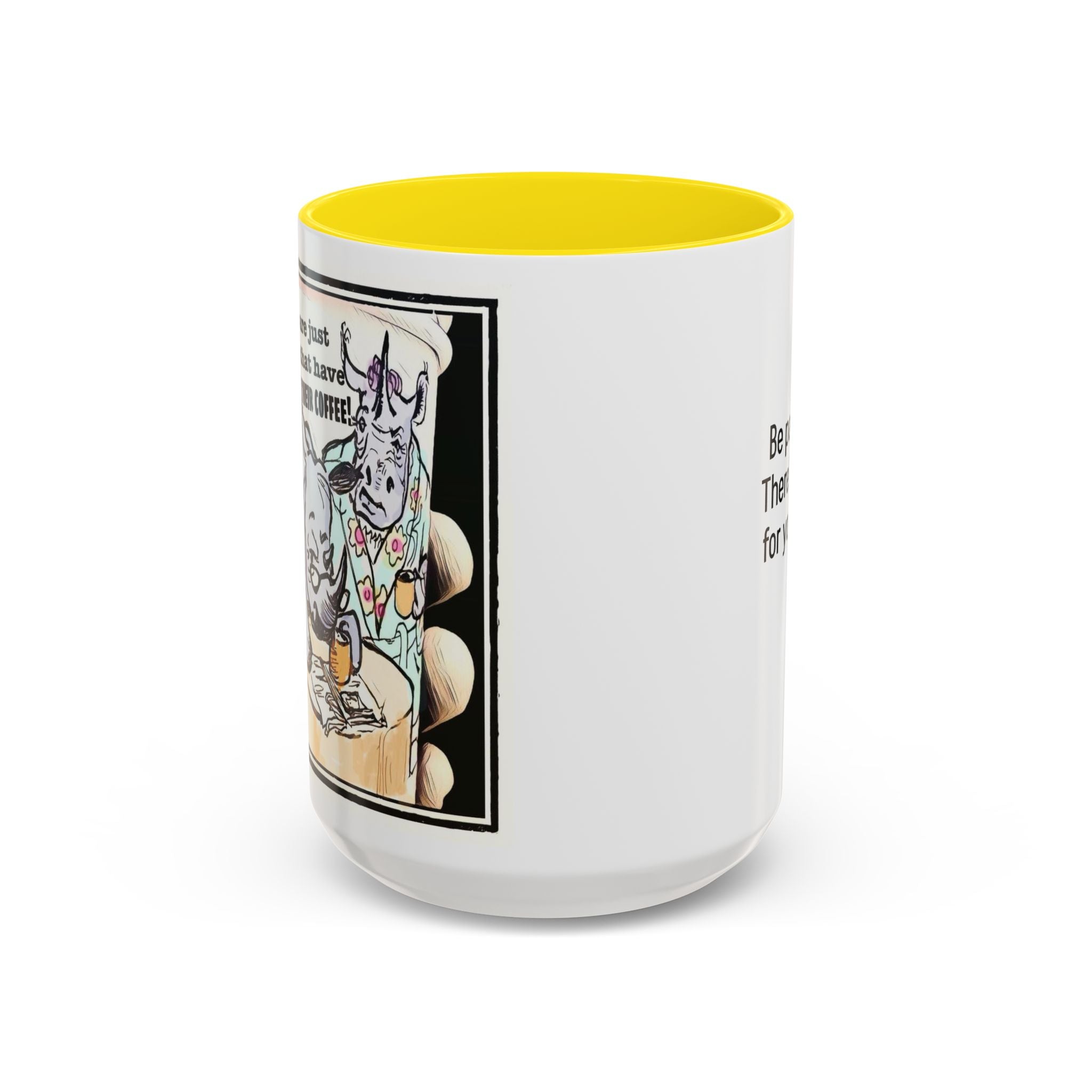 Rhino Coffee Accent Ceramic Mug (11/15oz)
