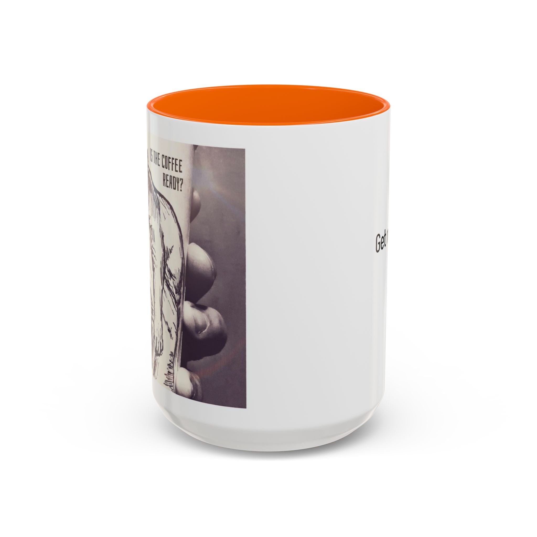 Coffee Ready Lion Accent Ceramic Mug (11/15oz)