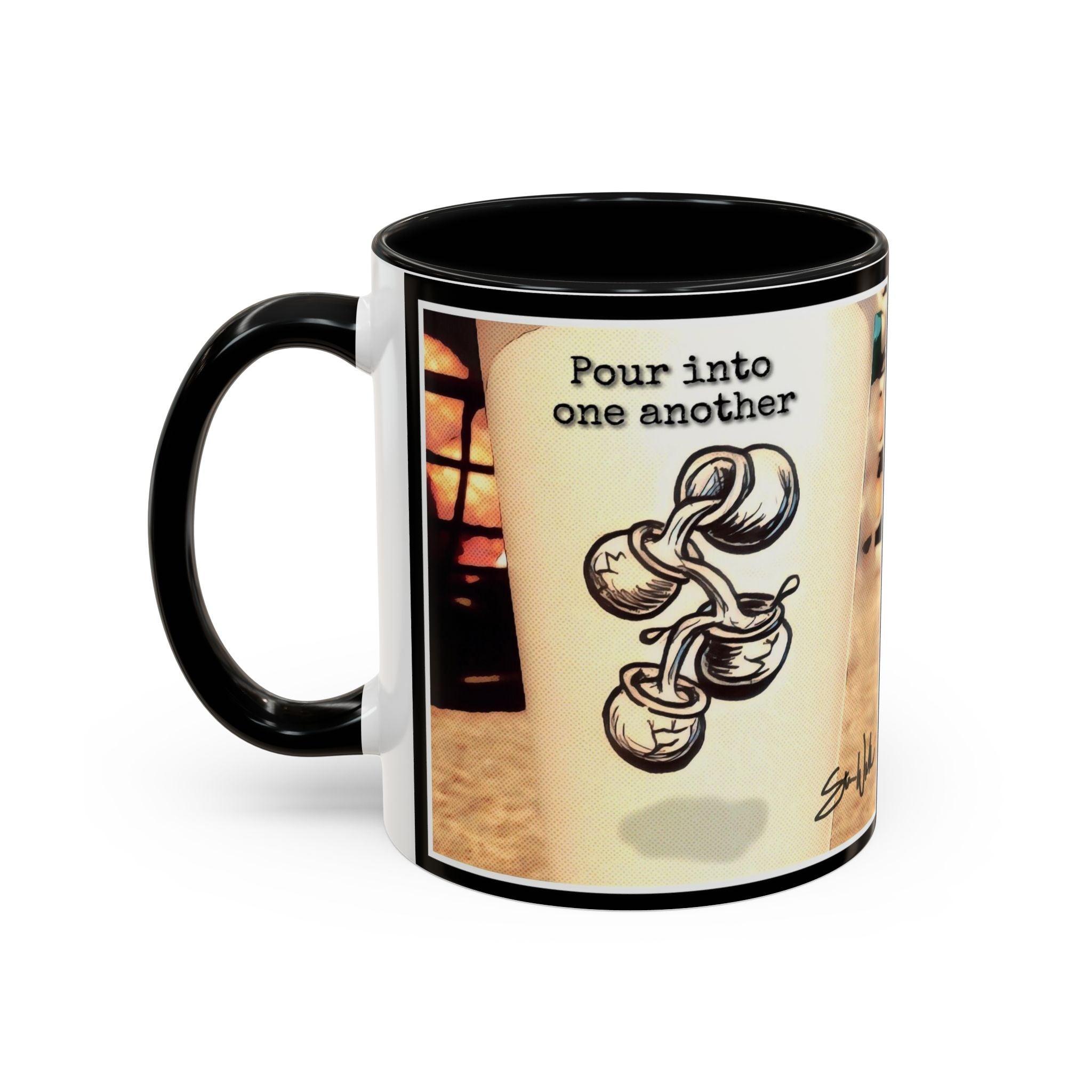Pour into Others Accent Ceramic Mug (11/15oz)