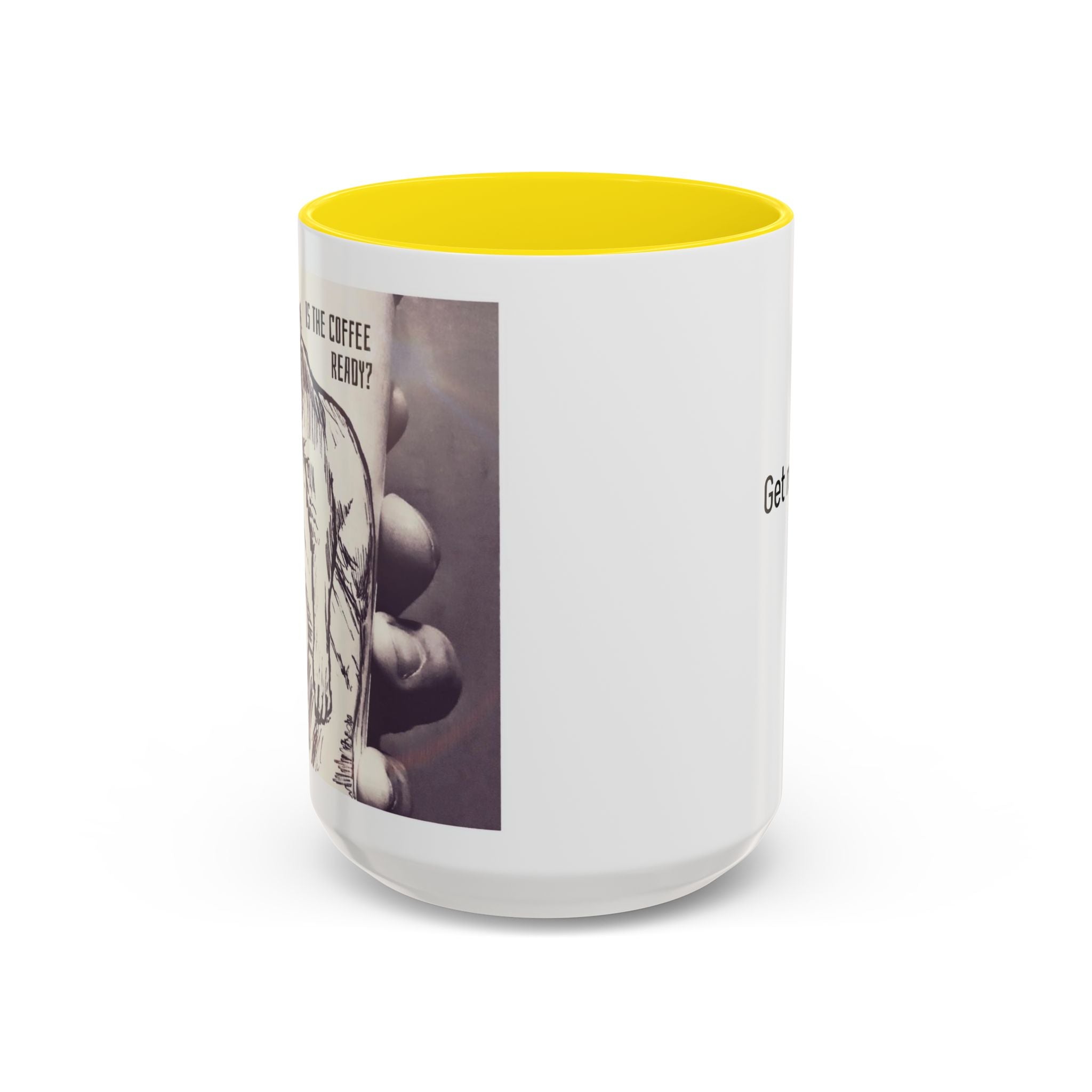 Coffee Ready Lion Accent Ceramic Mug (11/15oz)