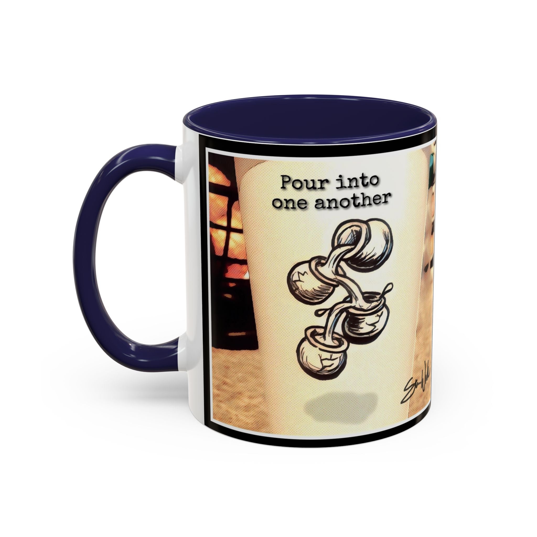 Pour into Others Accent Ceramic Mug (11/15oz)