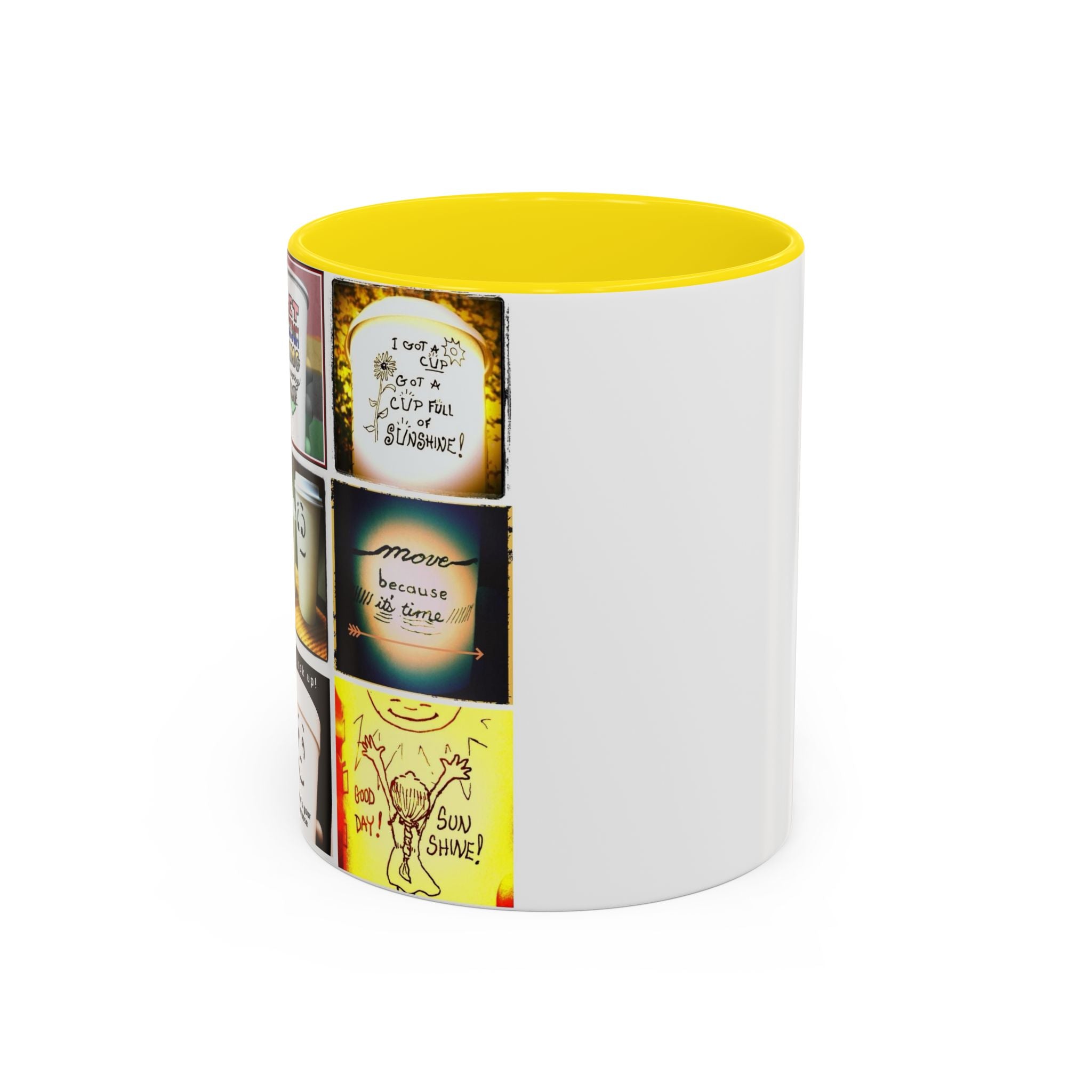 Be a Barnabus Collage Accent Ceramic Mug (11/15oz)
