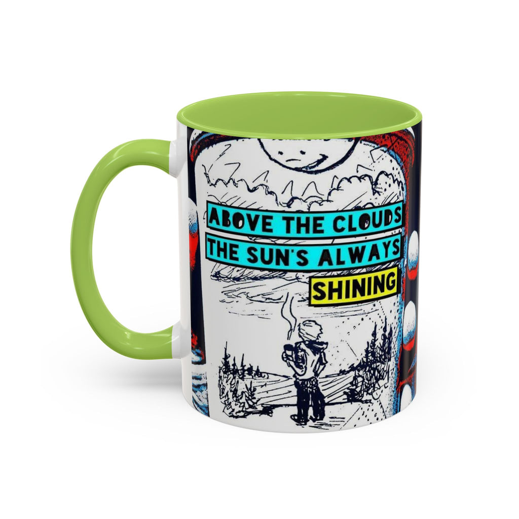 Above the Clouds Accent Ceramic Mug (11/15oz)