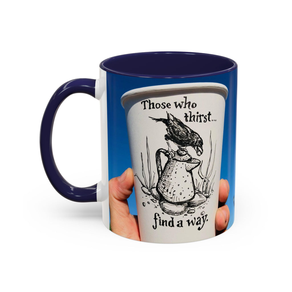 Those Who Thirst Crow Accent Ceramic Mug (11/15oz)