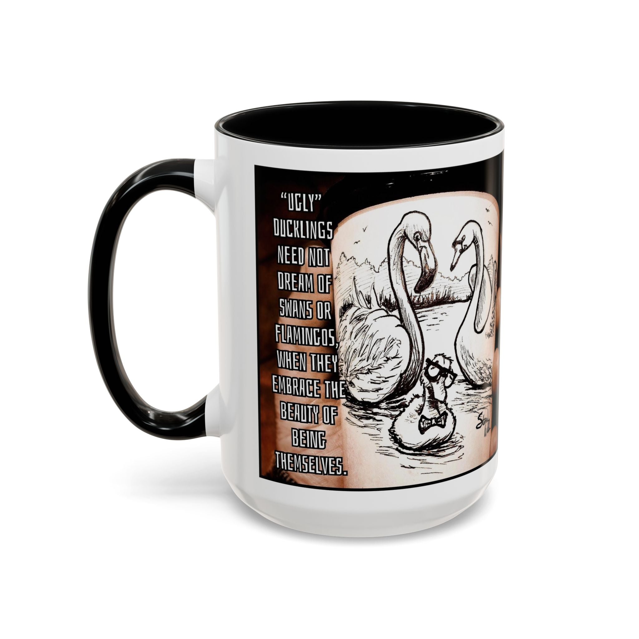 Ugly Duckling Accent Ceramic Mug (11/15oz)