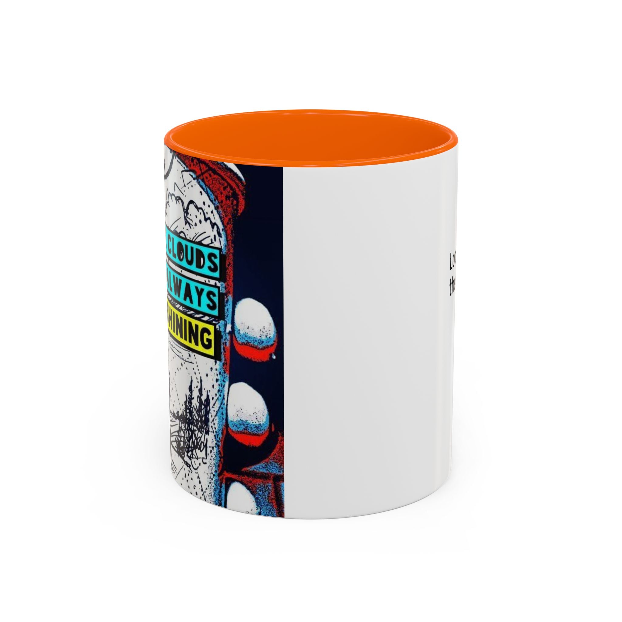 Above the Clouds Accent Ceramic Mug (11/15oz)