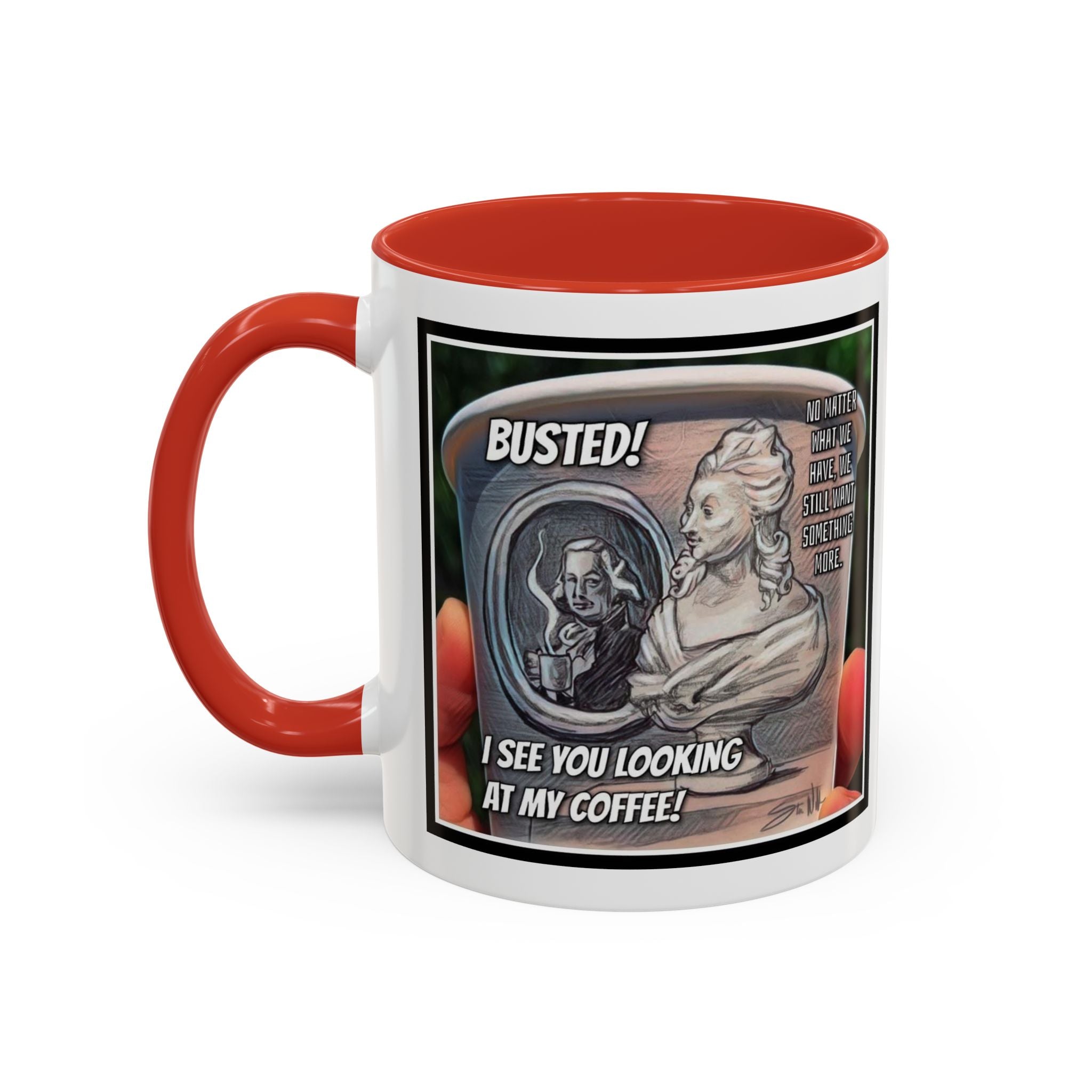 Busted - Debate Accent Ceramic Mug (11/15oz)