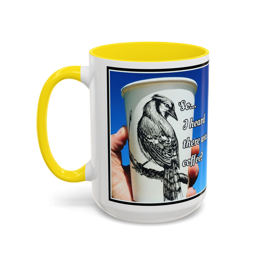 Blue Jay Coffee Accent Ceramic Mug (11/15oz)