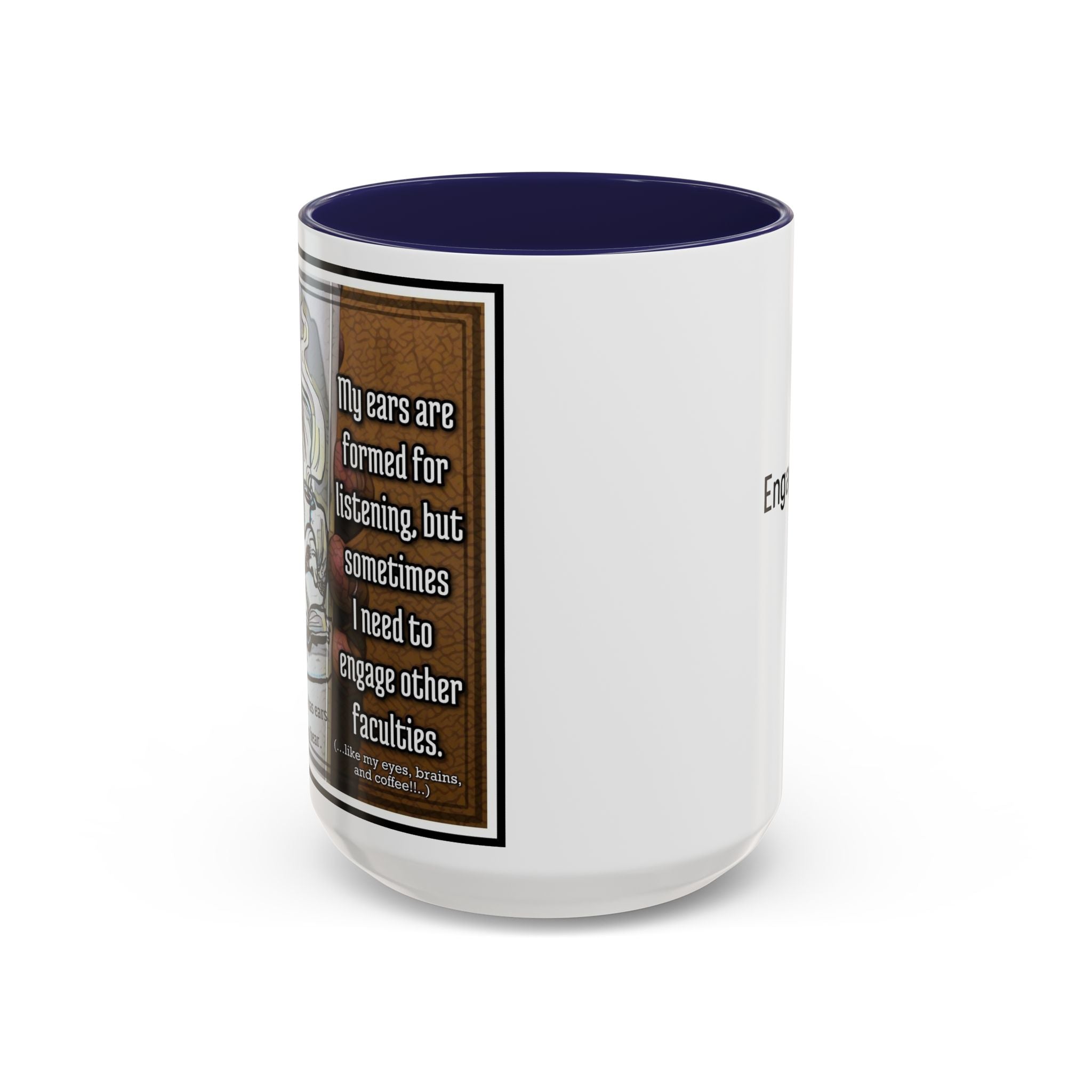 Elephant Engage Accent Ceramic Mug (11/15oz)