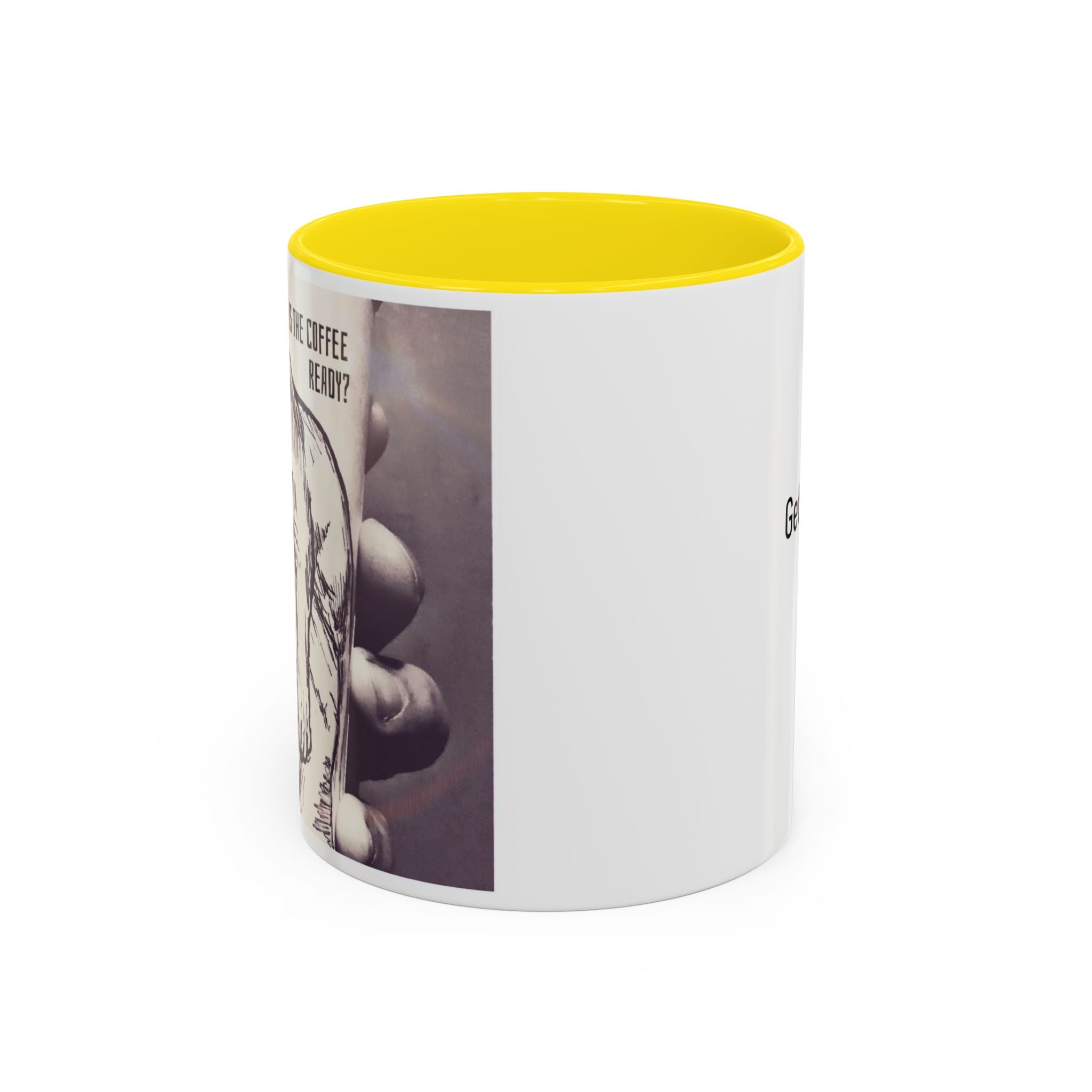 Coffee Ready Lion Accent Ceramic Mug (11/15oz)