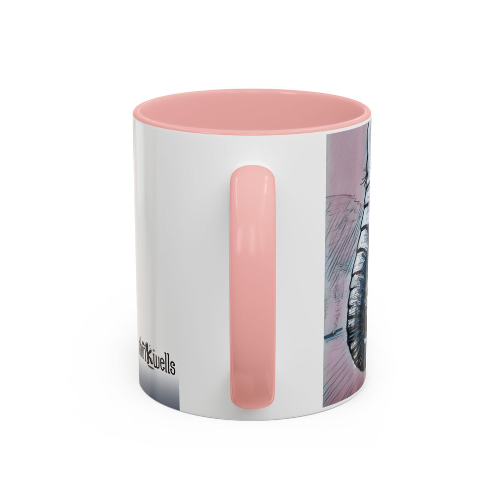 Elephant loves Coffee Accent Ceramic Mug (11/15oz)