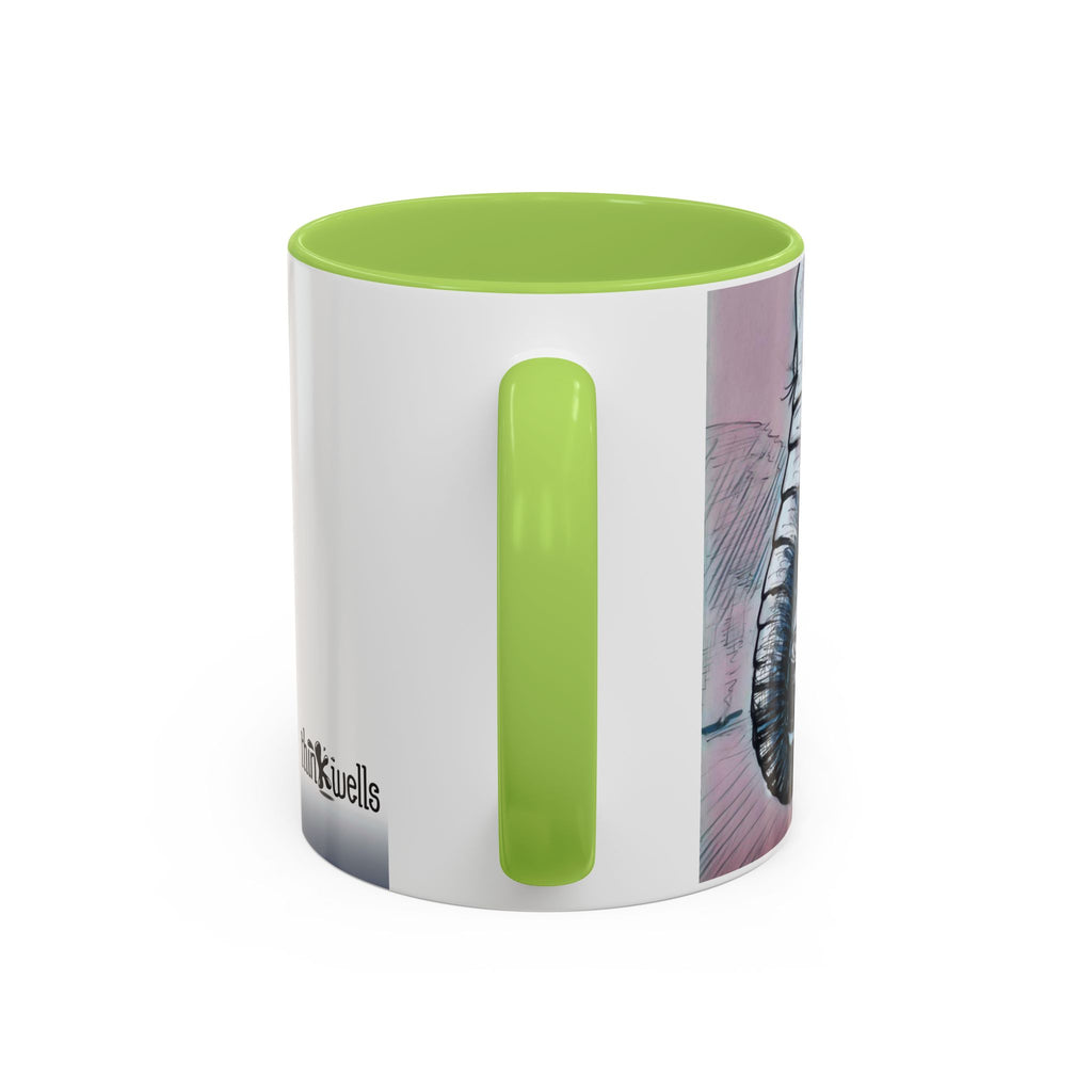 Elephant loves Coffee Accent Ceramic Mug (11/15oz)