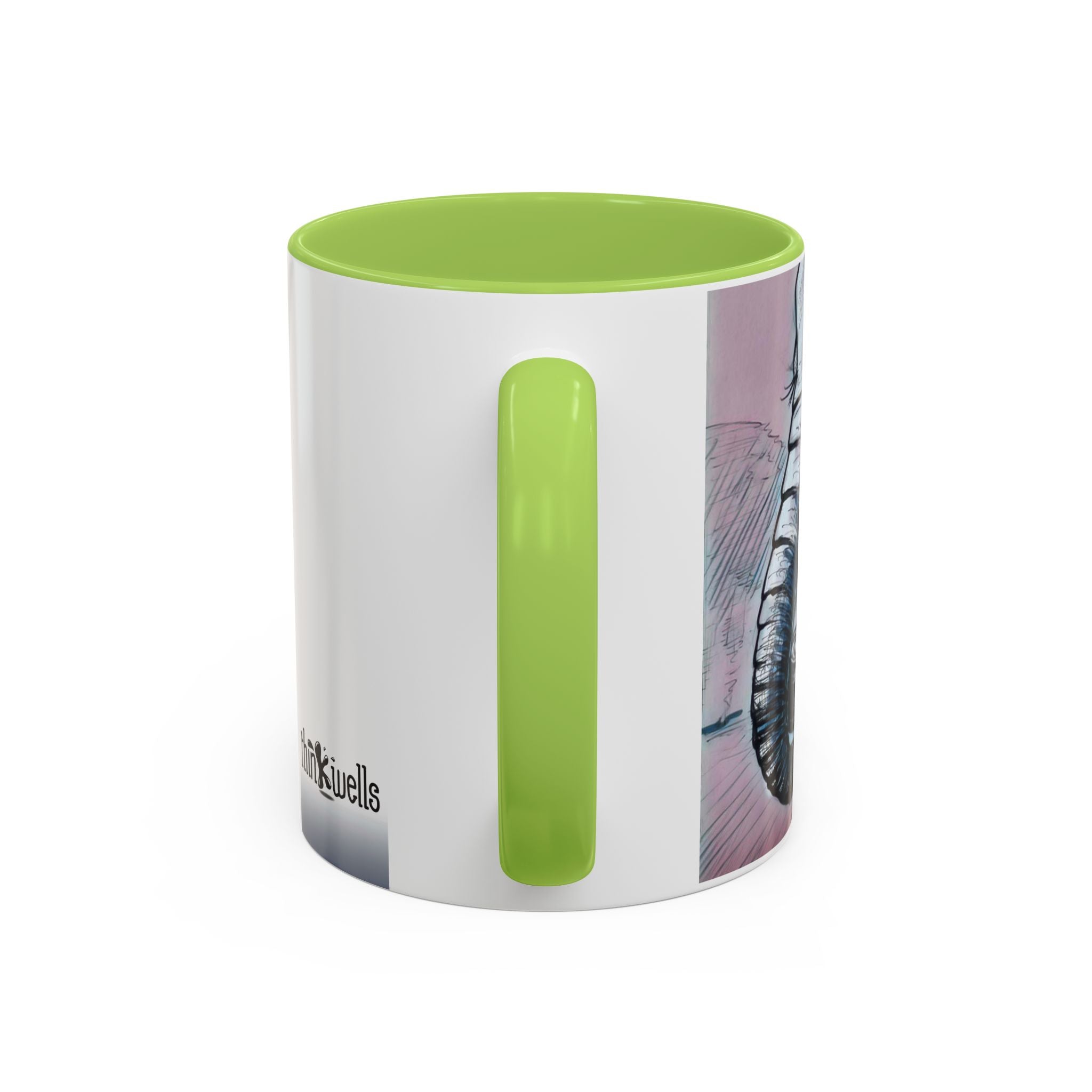 Elephant loves Coffee Accent Ceramic Mug (11/15oz)