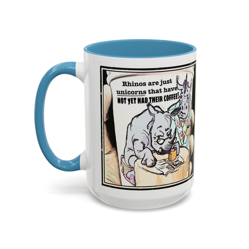Rhino Coffee Accent Ceramic Mug (11/15oz)