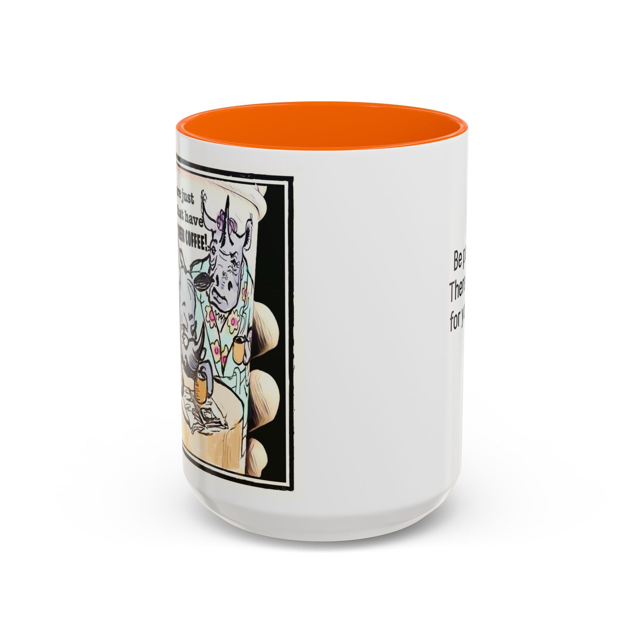 Rhino Coffee Accent Ceramic Mug (11/15oz)