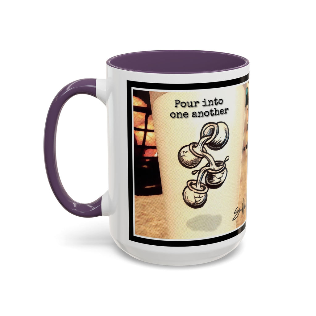 Pour into Others Accent Ceramic Mug (11/15oz)