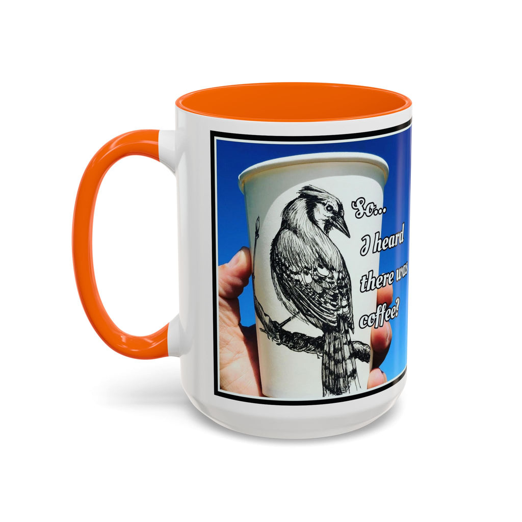 Blue Jay Coffee Accent Ceramic Mug (11/15oz)