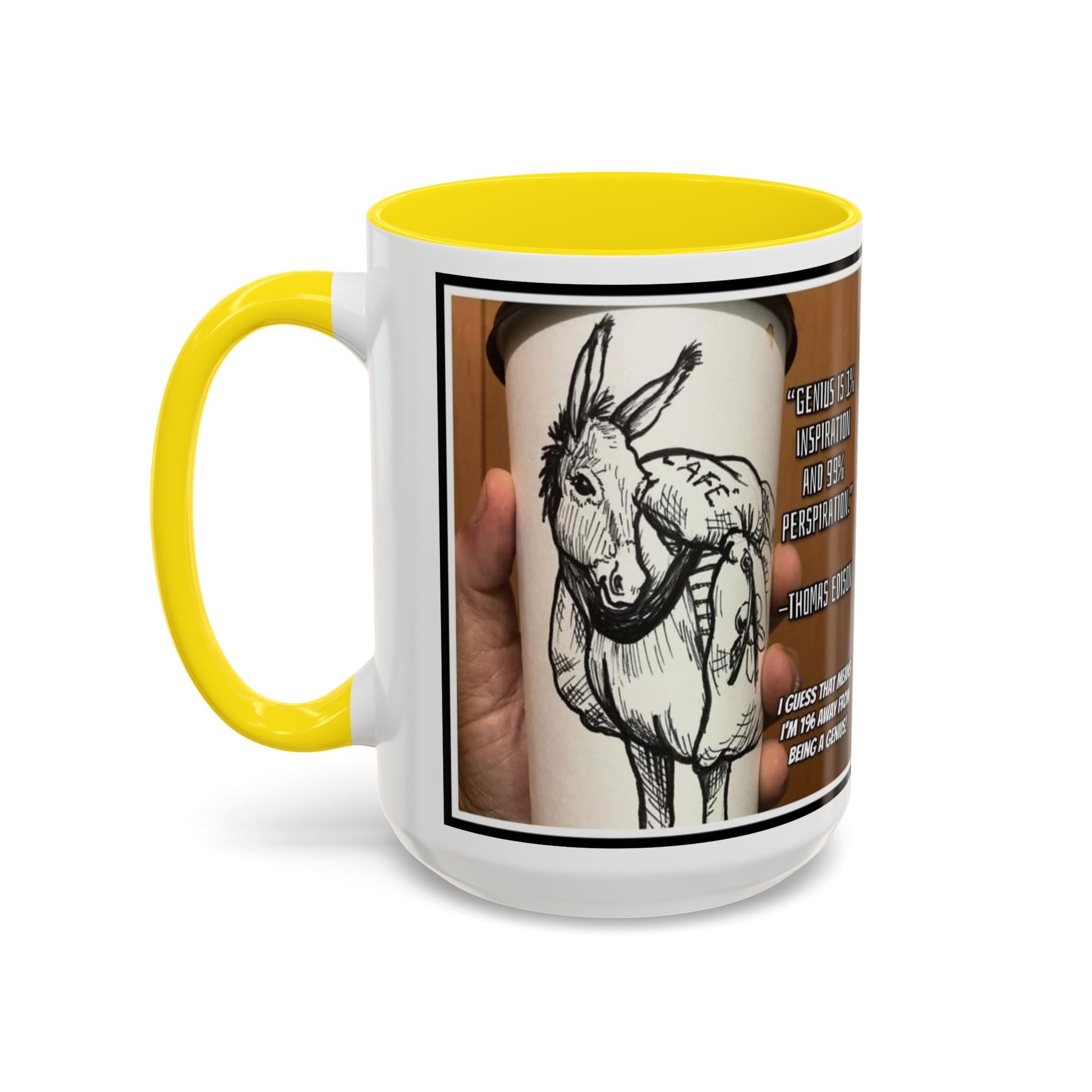 Genius Packmule Accent Ceramic Mug (11/15oz)