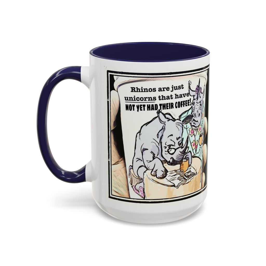 Rhino Coffee Accent Ceramic Mug (11/15oz)