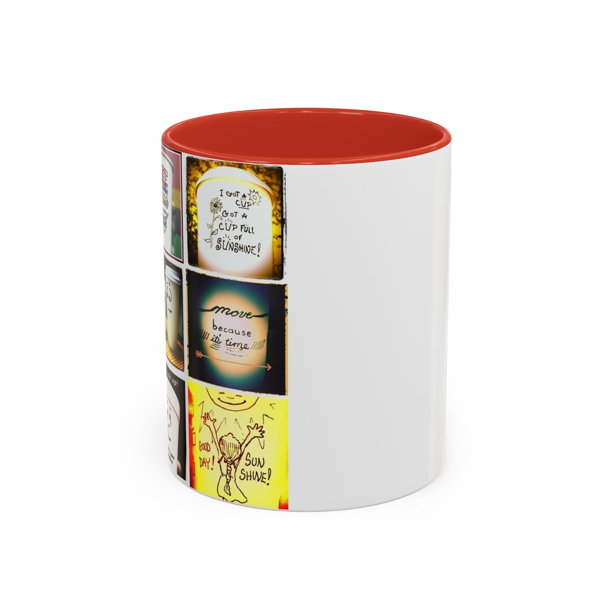 Be a Barnabus Collage Accent Ceramic Mug (11/15oz)