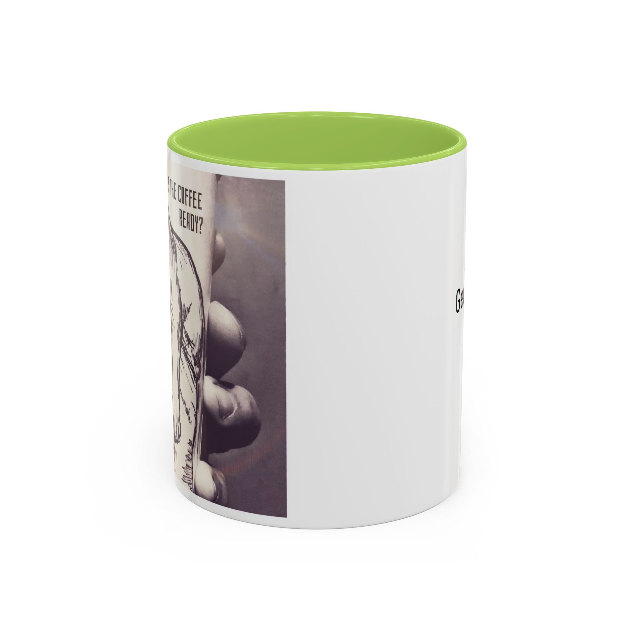 Coffee Ready Lion Accent Ceramic Mug (11/15oz)