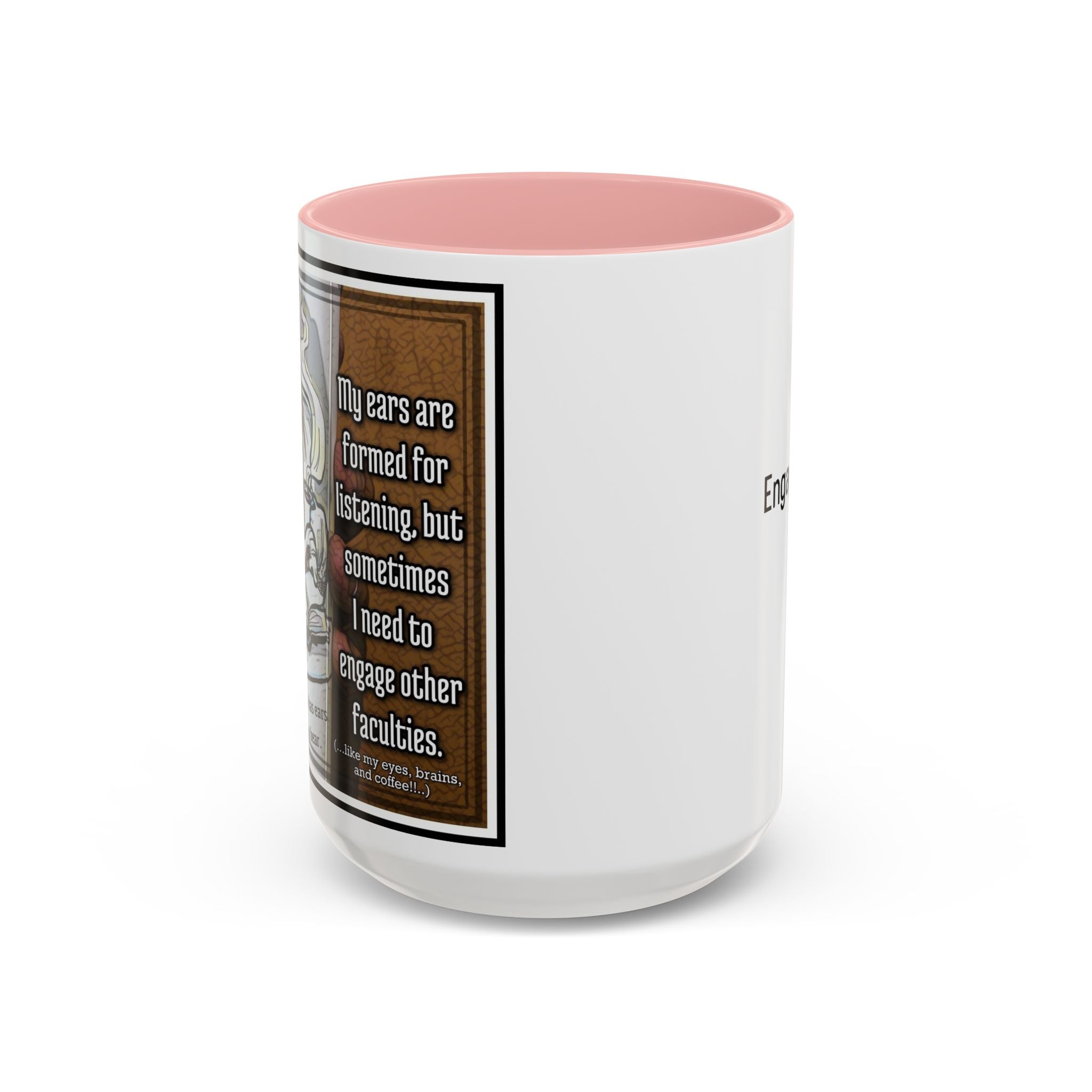 Elephant Engage Accent Ceramic Mug (11/15oz)