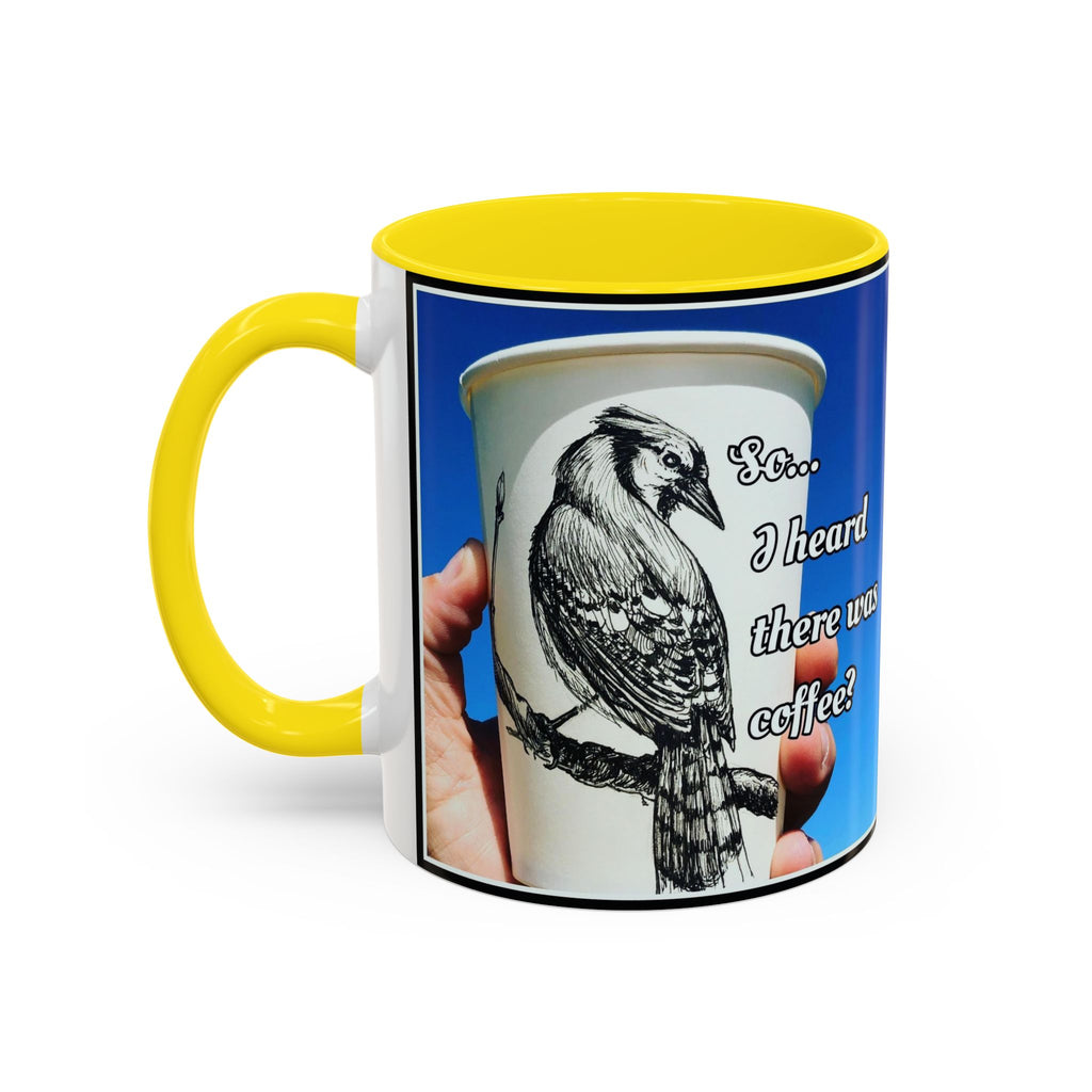 Blue Jay Coffee Accent Ceramic Mug (11/15oz)