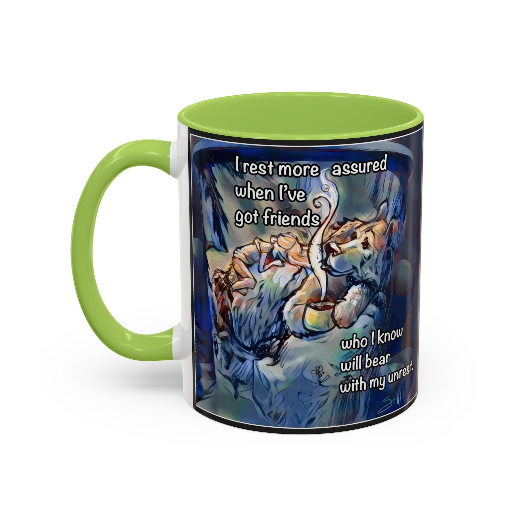Bear Unrest Accent Ceramic Mug (11/15oz)