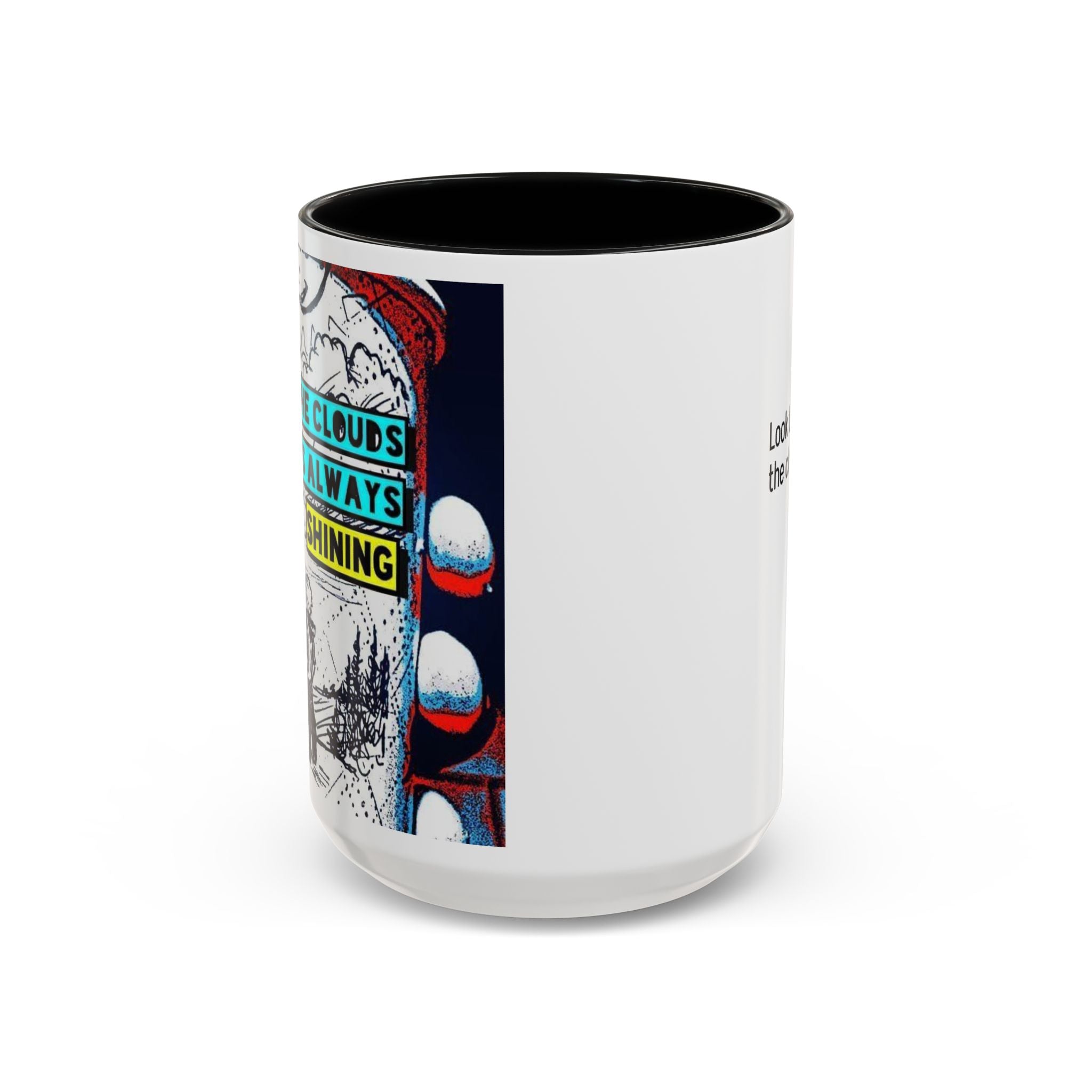 Above the Clouds Accent Ceramic Mug (11/15oz)