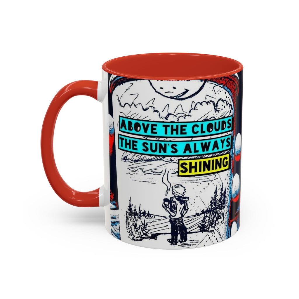 Above the Clouds Accent Ceramic Mug (11/15oz)
