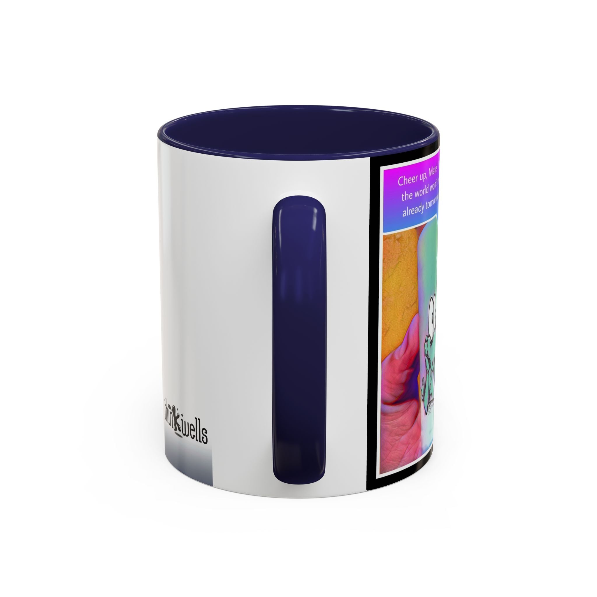 Tomorrow in Aus Dino Accent Ceramic Mug (11/15oz)