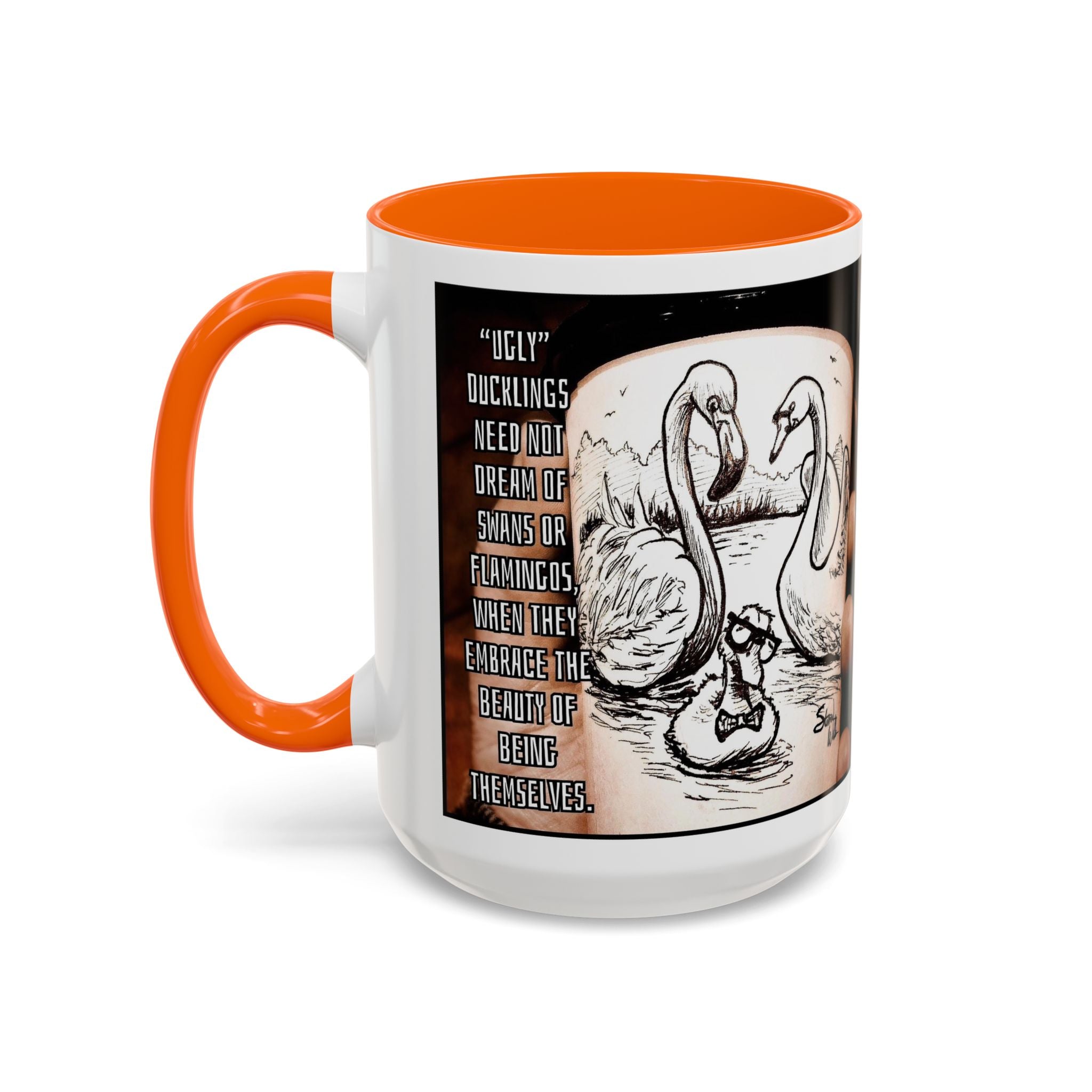 Ugly Duckling Accent Ceramic Mug (11/15oz)