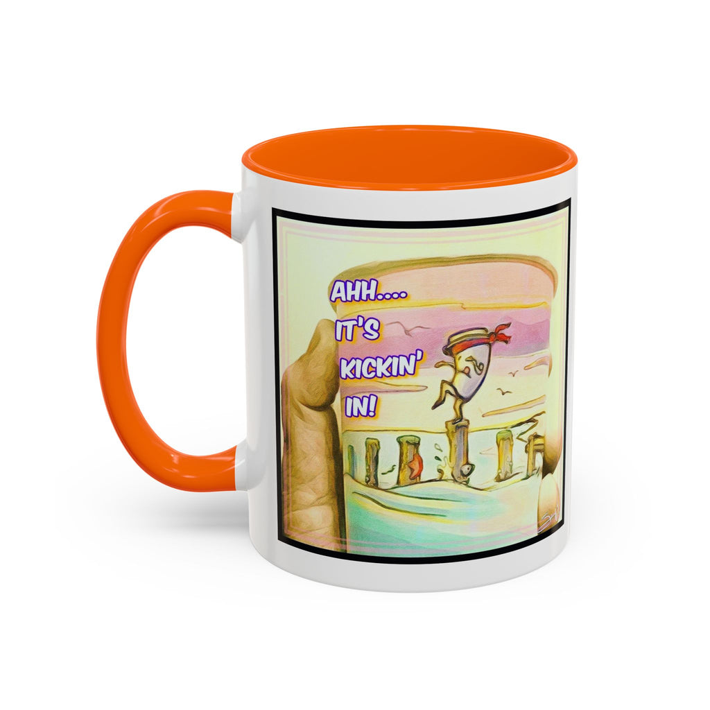 Karate Kickin' in Accent Ceramic Mug (11/15oz)