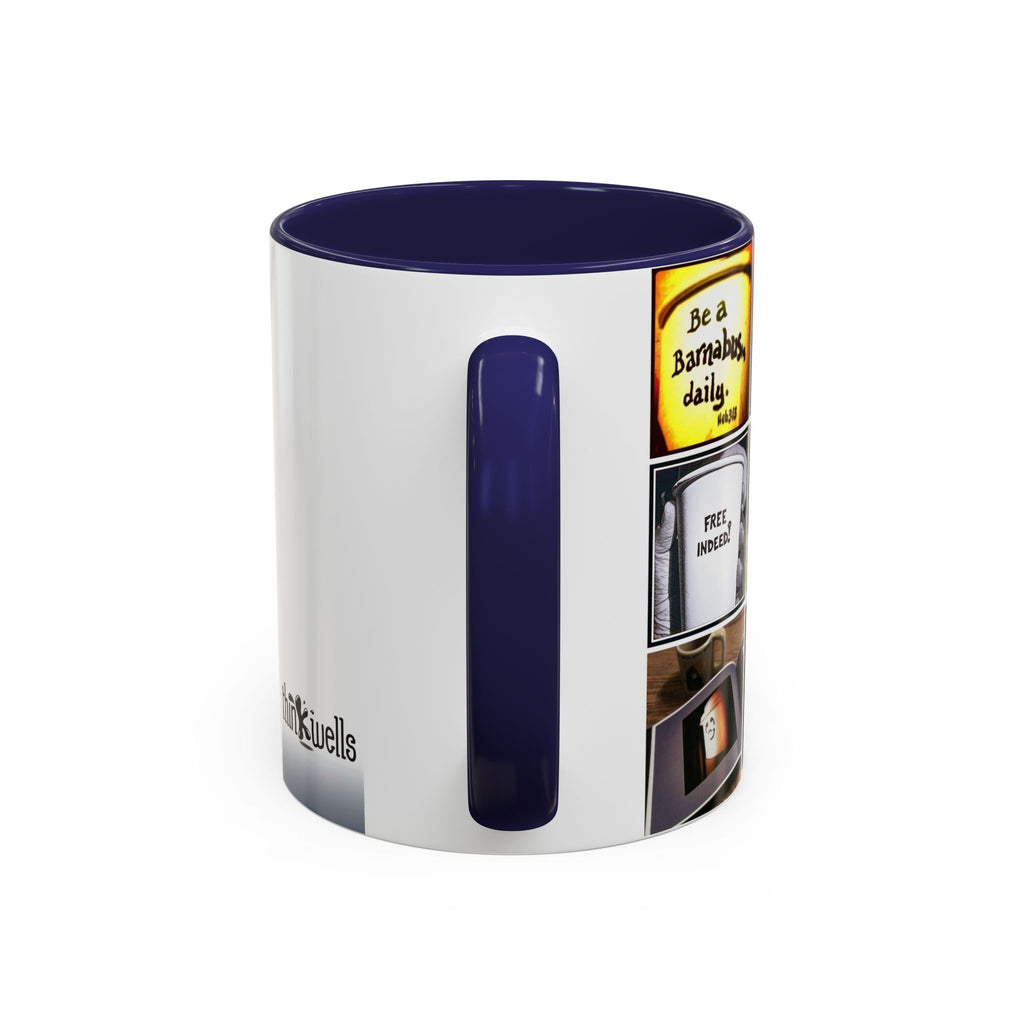 Be a Barnabus Collage Accent Ceramic Mug (11/15oz)