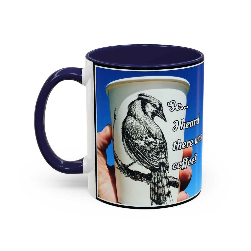 Blue Jay Coffee Accent Ceramic Mug (11/15oz)