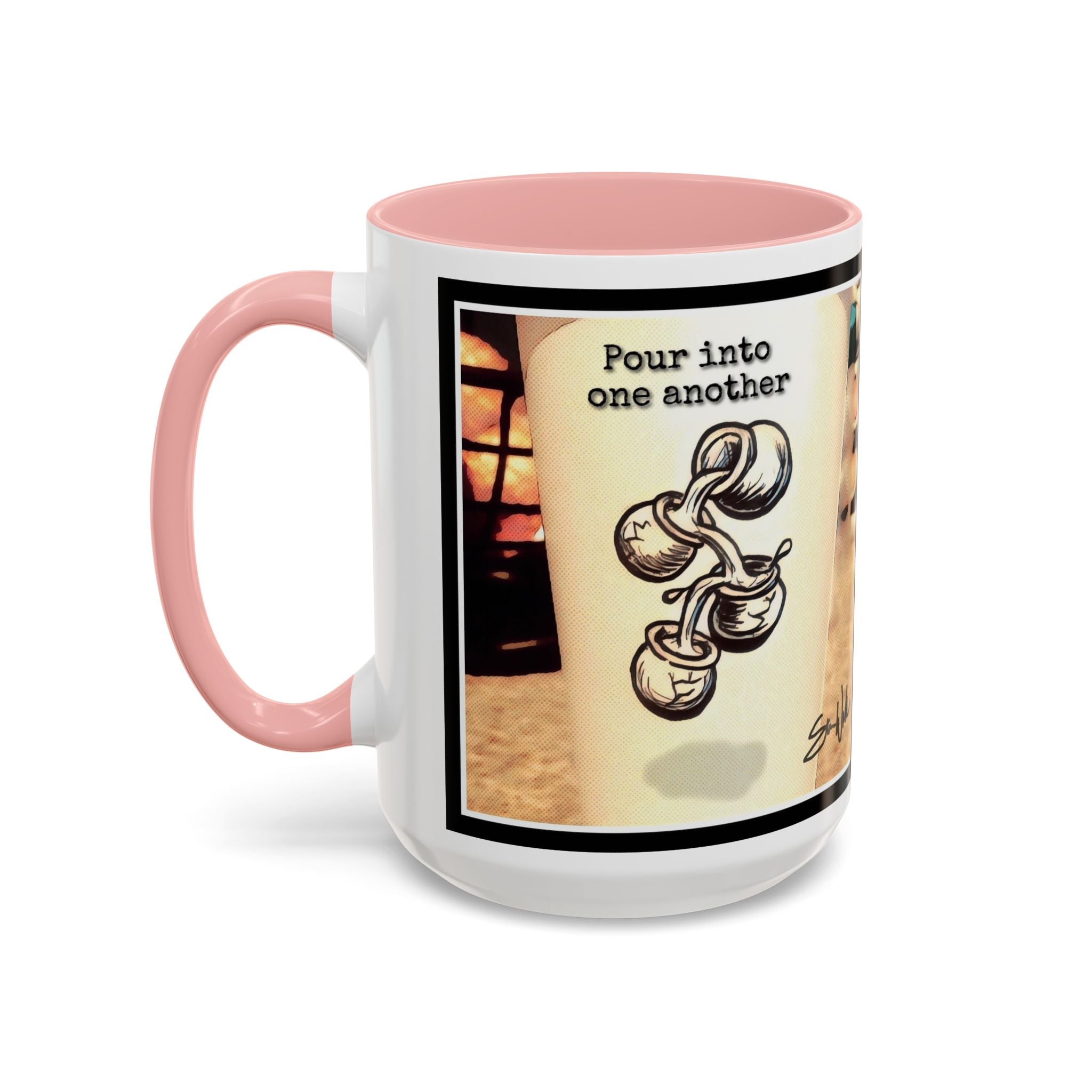 Pour into Others Accent Ceramic Mug (11/15oz)