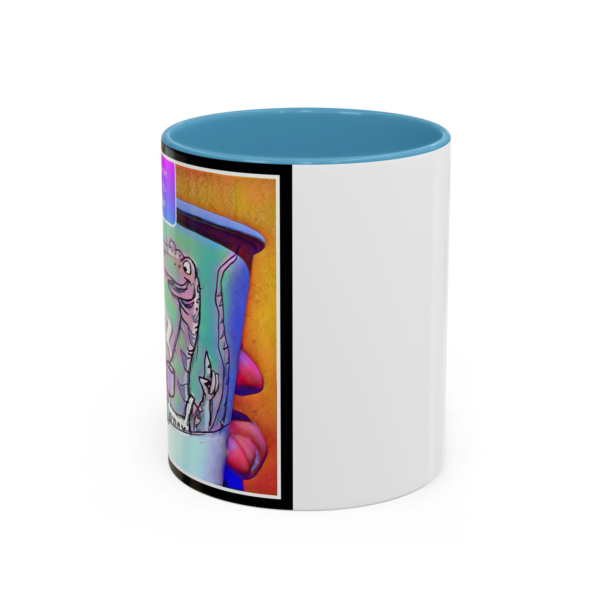 Tomorrow in Aus Dino Accent Ceramic Mug (11/15oz)