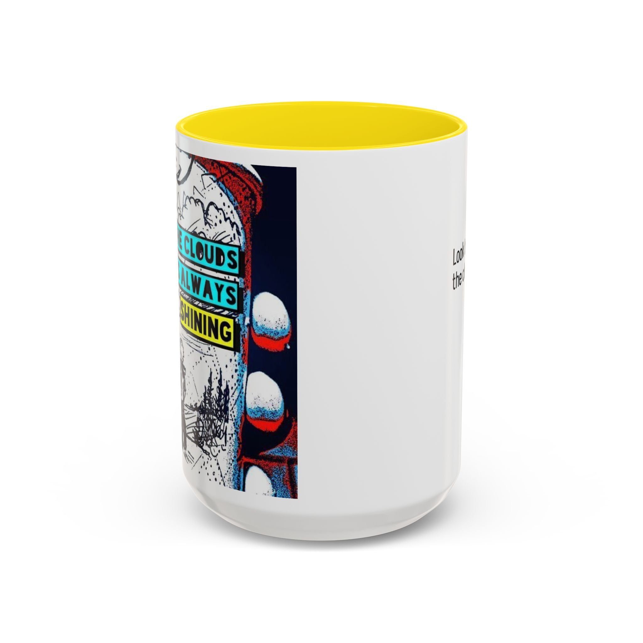 Above the Clouds Accent Ceramic Mug (11/15oz)