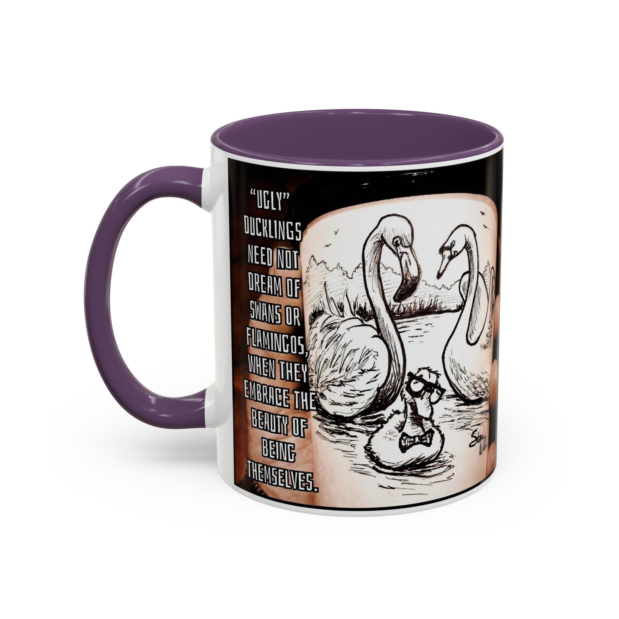 Ugly Duckling Accent Ceramic Mug (11/15oz)