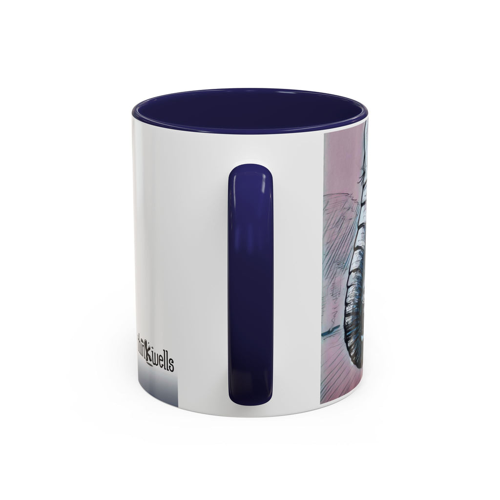 Elephant loves Coffee Accent Ceramic Mug (11/15oz)