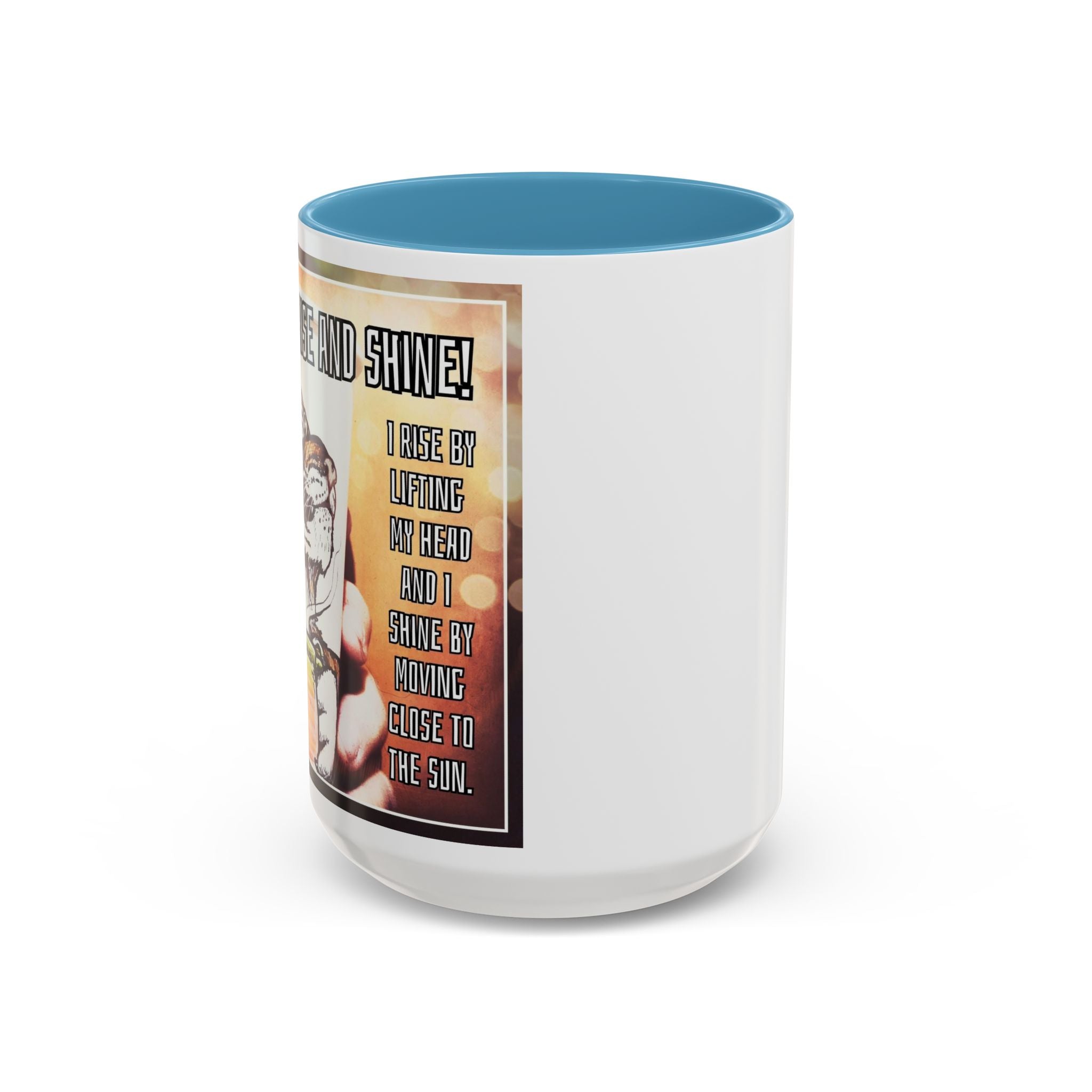 Rise n Shine Tiger Accent Ceramic Mug (11/15oz)