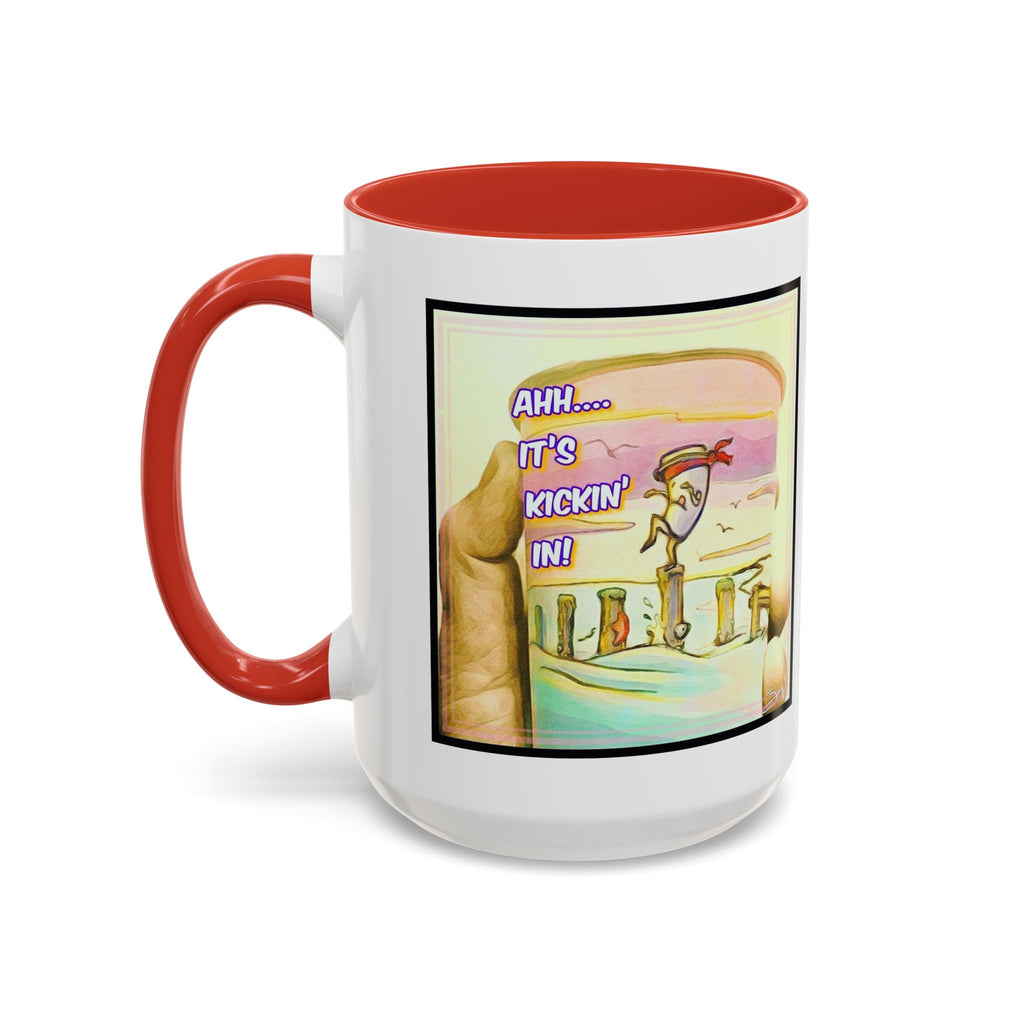 Karate Kickin' in Accent Ceramic Mug (11/15oz)